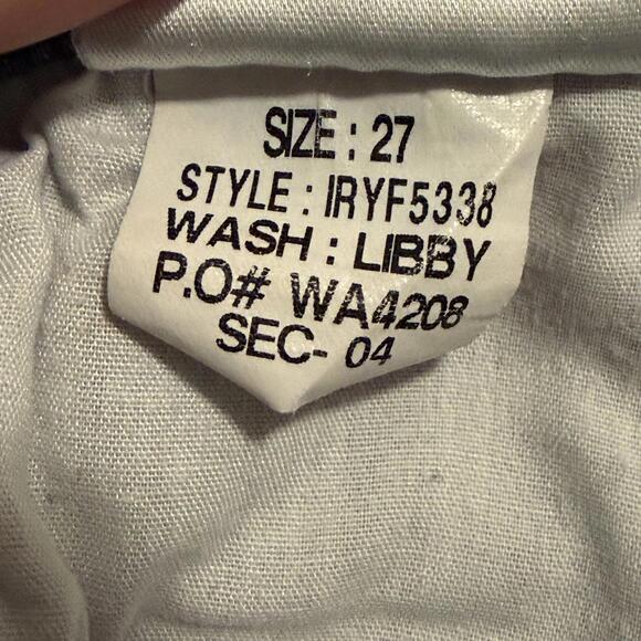 Joe's Jeans The Libby Crop Mid Rise Straight Leg Jeans Blue Wash Size 27 - Picture 15 of 15